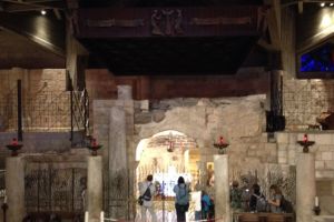 De kerk van de Aankondiging in Nazareth